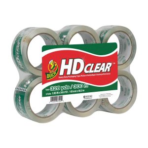 Read more about the article Duck HD Clear Heavy Duty Packing Tape Refill, 6 Rolls, 1.88 Inch x 54.6 Yard $7.94 if you choose Subscribe & Save @Amazon
