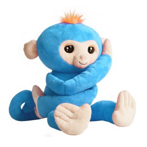 Read more about the article Fingerlings HUGS – Boris (Blue) – Advanced Interactive Plush Baby Monkey Pet – by WowWee $9.99 @Walmart