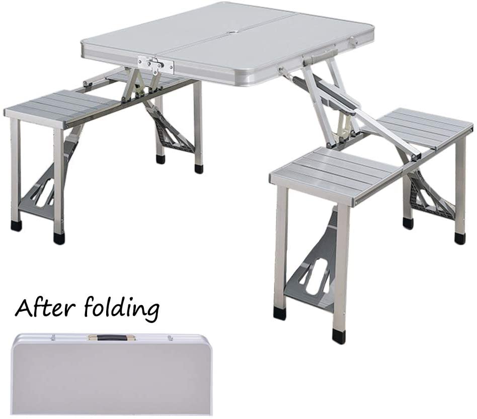 Folding Picnic Table Bench Set