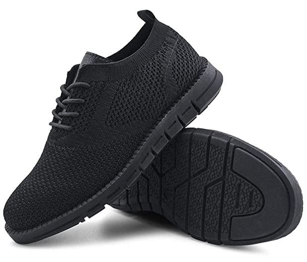 Breathable Knit Oxfords School Uniform Dress Shoes