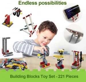 Read more about the article $12.22 @ Amazon 221 Piece STEM Toys Kit, Educational Construction Engineering Building Blocks Learning Set