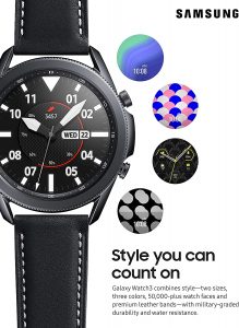 Read more about the article $365.30 @ Amazon Samsung Galaxy Watch 3 (45mm, GPS, Bluetooth) Smart Watch with Advanced Health monitoring, Fitness Tracking , and Long lasting Battery – Mystic Black (US Version)