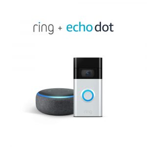 Read more about the article Prime day deal $69.99 @ Amazon All-new Ring Video Doorbell, Satin Nickel (2020 release) with Echo Dot