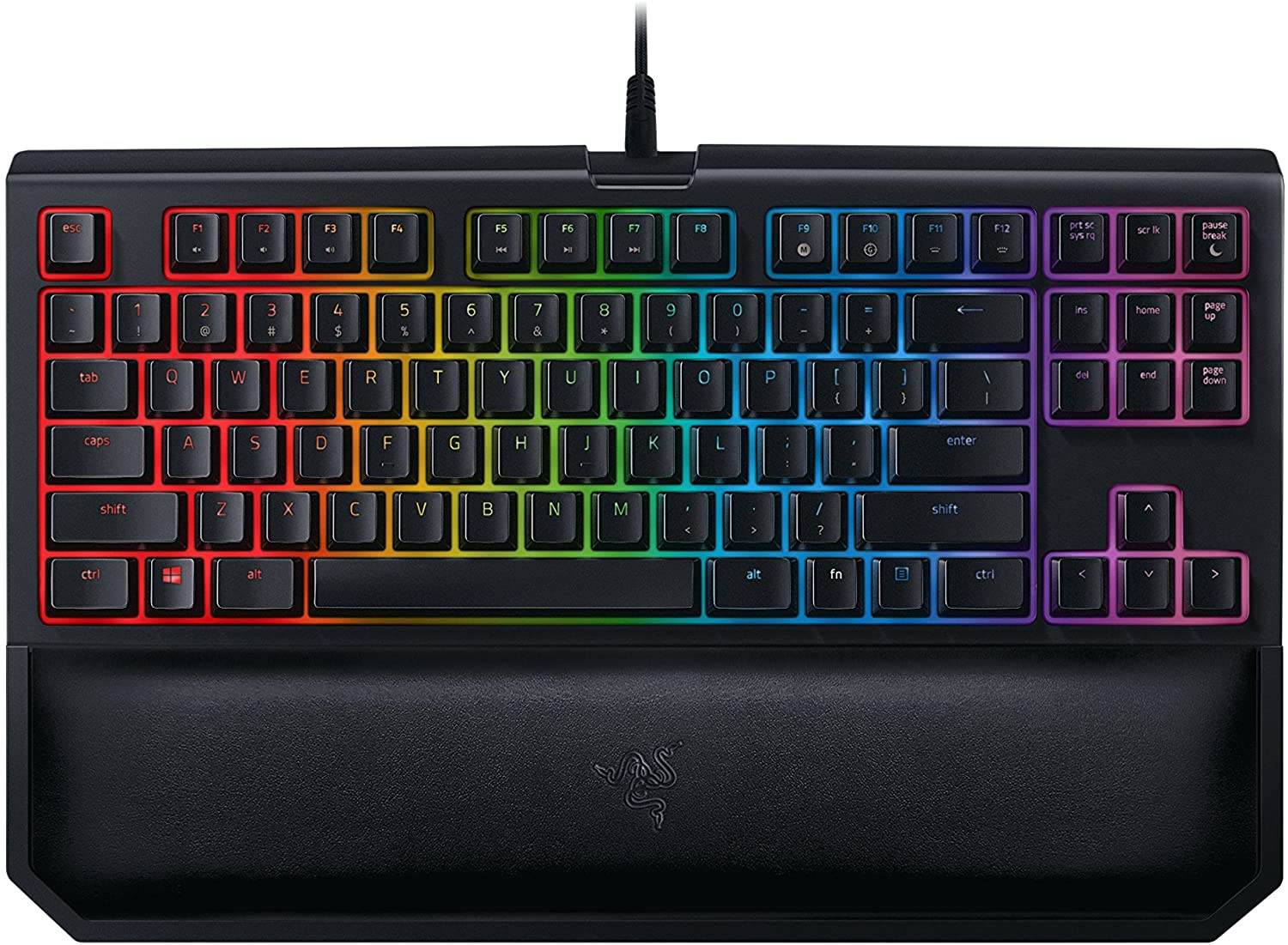 You are currently viewing Amazon Prime Exclusive Deal $69.99 Razer BlackWidow TE Chroma v2 TKL Tenkeyless Mechanical Gaming Keyboard: Green Key Switches, Tactile & Clicky, Chroma RGB Lighting, Magnetic Wrist Rest, Programmable Macros, Classic Black