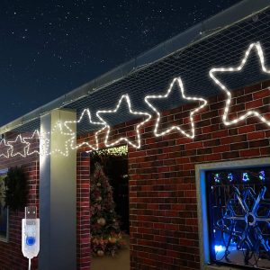 Read more about the article $16.49 after promo code and coupon @ Amazon 350 LEDs for Outdoor Christmas Window Lights Shapable DIY Rope Lights