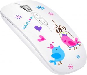 Read more about the article $6.30 after promo code @ Amazon Uciefy U9 Wireless Mouse, Silent Rechargeable Mouse Slim Travel Mice with Type C Receiver for Girls/Kids/Women, Compatible with Chromebook, laptops, MacBook (Bird)