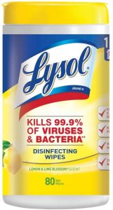 Read more about the article $3.68 @ Amazon Lysol Disinfecting Wipes, Lemon & Lime Blossom, 80ct