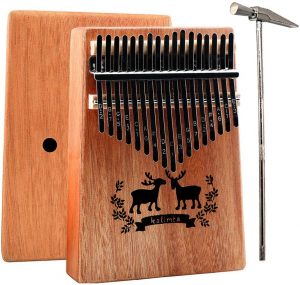 Read more about the article $7.98 @ Amazon Kalimba thumb piano 17keys thumb piano, portable finger piano gift, with musical score hammer learning instructions, easy to learn, suitable for adults and children beginners (brown)